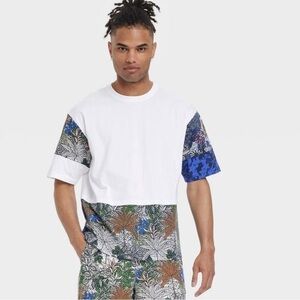 Houston White Adult Short Sleeve
Colorblock T-Shirt new